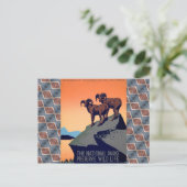 Carte Postale Les parcs nationaux (Debout devant)