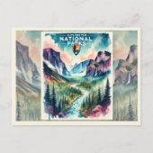 Carte Postale Les parcs nationaux (Devant)