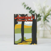 Carte Postale Les parcs nationaux américains (Debout devant)