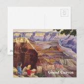 Carte Postale Les parcs nationaux du Grand Canyon (Devant / Derrière)