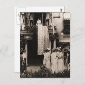 Carte Postale Les partisans célèbrent la ratification du 19e ame (Devant / Derrière)