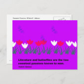 Carte Postale Les passions les plus douces (Devant / Derrière)