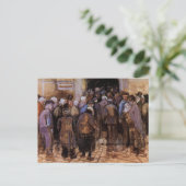 Carte Postale Les pauvres et l'argent par Vincent van Gogh (Debout devant)