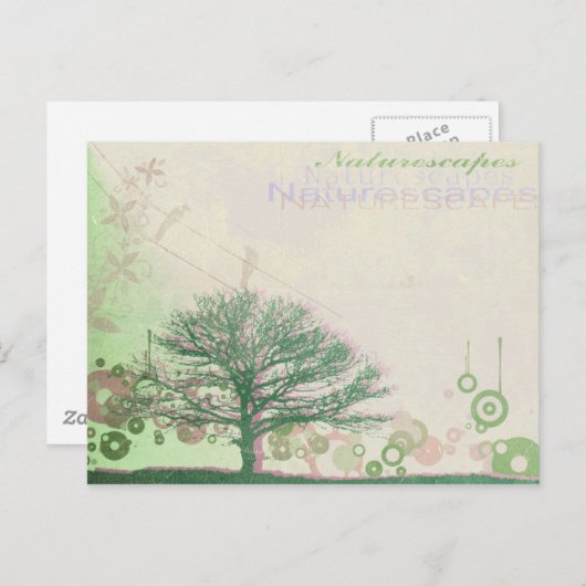 Carte Postale Les paysages (Devant / Derrière)