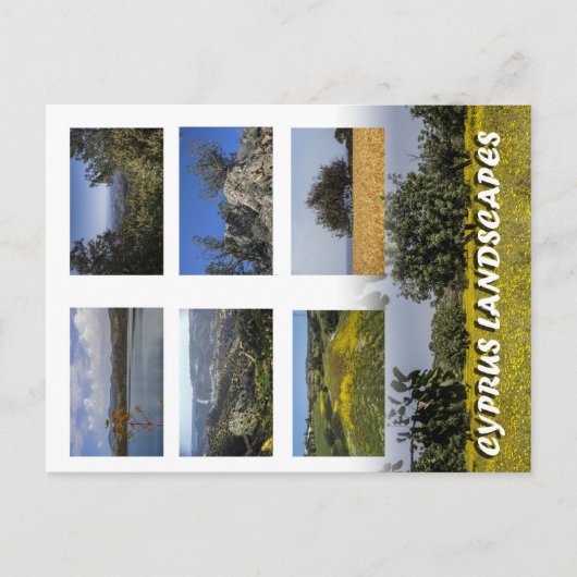 Carte Postale Les paysages de Chypre (Devant)