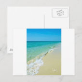 Carte Postale Les paysages de plage (Devant / Derrière)