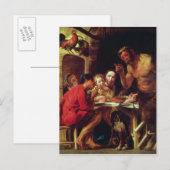 Carte Postale Les paysans et le Satyr (Devant / Derrière)