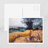 Carte Postale Les Pêcheurs, Pieter Bruegel (Devant / Derrière)