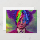 Carte Postale Les pensées arc-en-ciel de Poutine (Devant / Derrière)