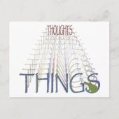 Carte Postale Les pensées deviennent des choses (Devant)