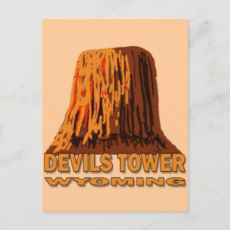 CARTE POSTALE LES PÉRILS TOUR WYOMING