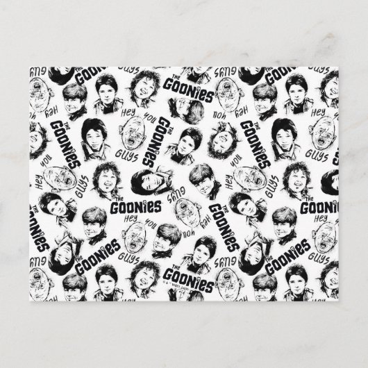 Carte Postale Les personnages de Goonies Motif (Devant)