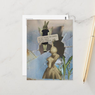 Carte Postale Les personnes brisées ne sont pas fragiles Collage