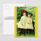 Carte Postale "Les petits-enfants de Lydia" (Devant / Derrière)