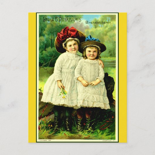 Carte Postale "Les petits-enfants de Lydia" (Devant)