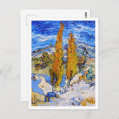 Carte Postale Les Peupliers à Saint-Rémy, Van Gogh (Devant / Derrière)