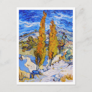 Carte Postale Les Peupliers à Saint-Rémy, Van Gogh