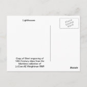 Carte Postale Les phares (Dos)