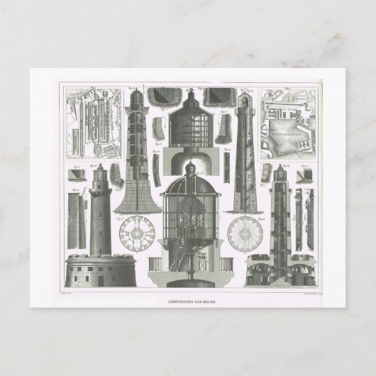 Carte Postale Les phares (Devant)