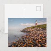 Carte Postale Les phares | Montauk Point Long Island (Devant / Derrière)