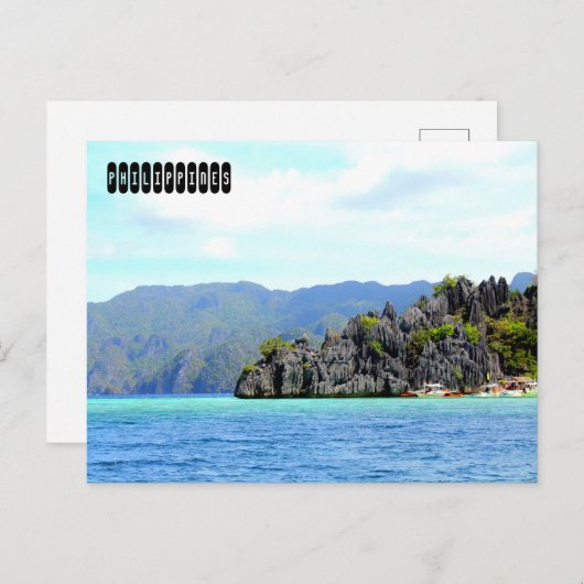 Carte Postale Les Philippines (Devant / Derrière)