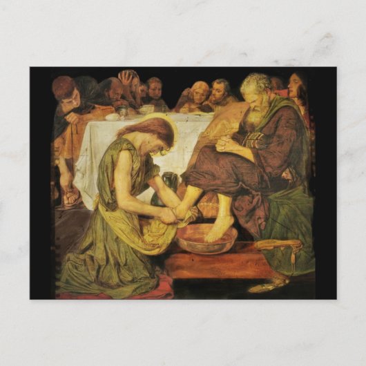 Carte Postale Les pieds du disciple de Jésus (Devant)