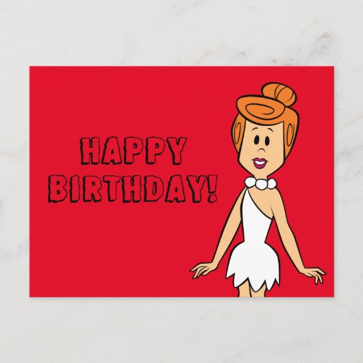 Carte Postale Les Pierrafeu | Wilma Flintstone (Devant)