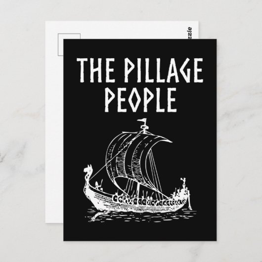 Carte Postale Les pillards (Devant / Derrière)