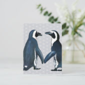 Carte Postale Les pingouins amoureux (Debout devant)