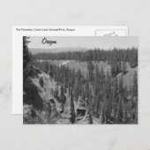 Carte Postale Les Pinnacles, Lac De Crater (Devant / Derrière)