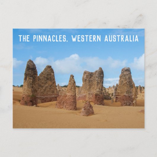 Carte Postale Les Pinnacles Paysage d'Australie-Occidentale (Devant)