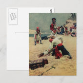 Carte Postale Les pirates combattent le trésor (Devant / Derrière)