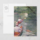 Carte Postale Les pirogues, 1878 (Devant / Derrière)