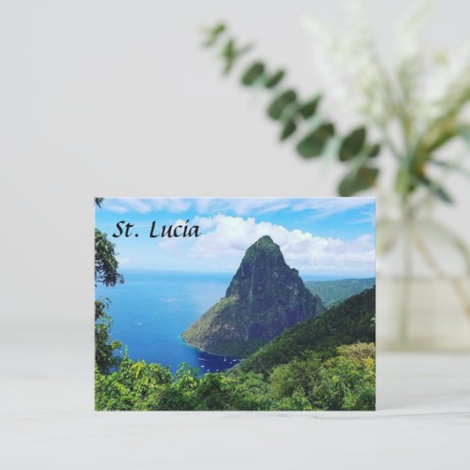 Carte Postale Les Pitons (Debout devant)