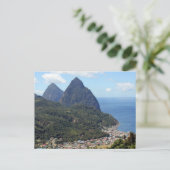 Carte Postale Les Pitons et la Soufrière (Debout devant)