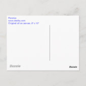 Carte Postale Les pivoines (Dos)