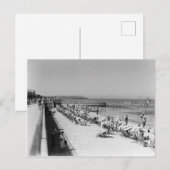 Carte Postale Les plages de Tel Aviv dans les années 30 (Devant / Derrière)