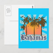 Carte Postale Les plages des Bahamas (Devant / Derrière)