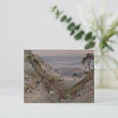 Carte Postale Les Plaines, Église Landour, Mussoorie, 1884 (Debout devant)