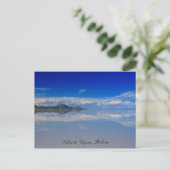 Carte Postale les plaines salées d'uyuni (Debout devant)