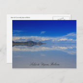 Carte Postale les plaines salées d'uyuni (Devant / Derrière)