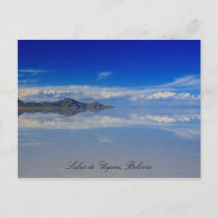 Carte Postale les plaines salées d'uyuni