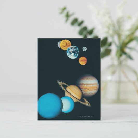 Carte Postale Les planètes (Debout devant)