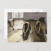 Carte Postale Les planeuses de parquet, 1875 (Devant / Derrière)