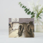 Carte Postale Les planeuses de parquet, 1875 (Debout devant)