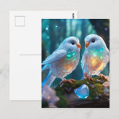 Carte Postale Les plus beaux lovebirds du monde sont ceux-ci (Devant / Derrière)