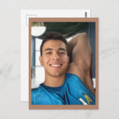 Carte Postale Les plus beaux mecs de la planète ! L'heure de l'é (Devant / Derrière)