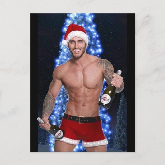 Carte Postale Les plus beaux mecs de la planète ! L'heure de l'é (Devant)