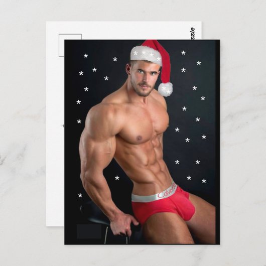 Carte Postale Les plus beaux mecs de la planète ! L'heure de l'é (Devant / Derrière)