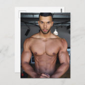 Carte Postale Les plus beaux mecs de la planète ! L'heure de l'é (Devant / Derrière)